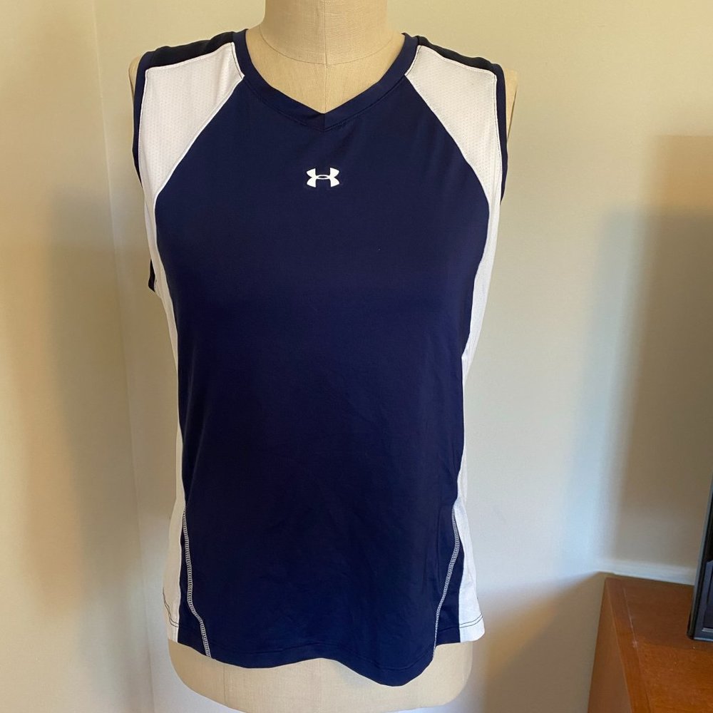 Under Armour Sleeveless V Neck Shirt Youth L
